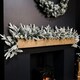 image 2 of 1.8m Snow Flocked Lapland Christmas Garland with 150 Tips