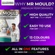 image 4 of MR MOULD - Anti-Mould Paint - Premium Colour & Protection for Interior Walls & Ceilings - Light Grey - 1L
