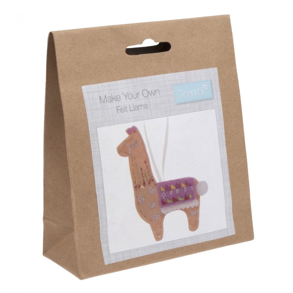 Trimits FELT KIT LLAMA - Felt Decoration Kit: Llama