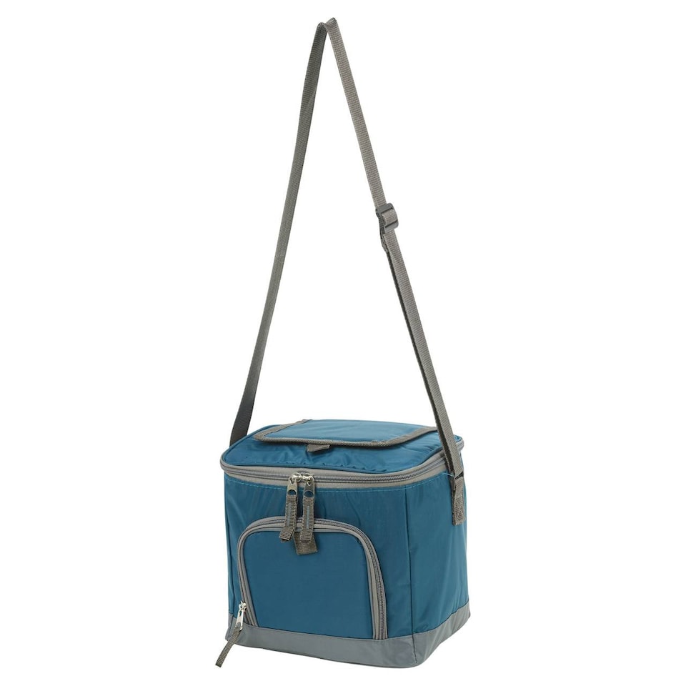 image 1 of Insulated Cooler Bag Leakproof Thermal Food Storage | Blue | Teal Blue | 8L Tote Bag | 1