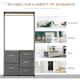 image 7 of HOMCOM Storage Coat Rack Hallway Bedroom Organiser Shelves w/ Hanger, 5 Drawer