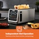 image 4 of GEEPAS 5-in-1 DIGITAL 4 Slice Long Slot Toaster | 1450W Silver | Silver