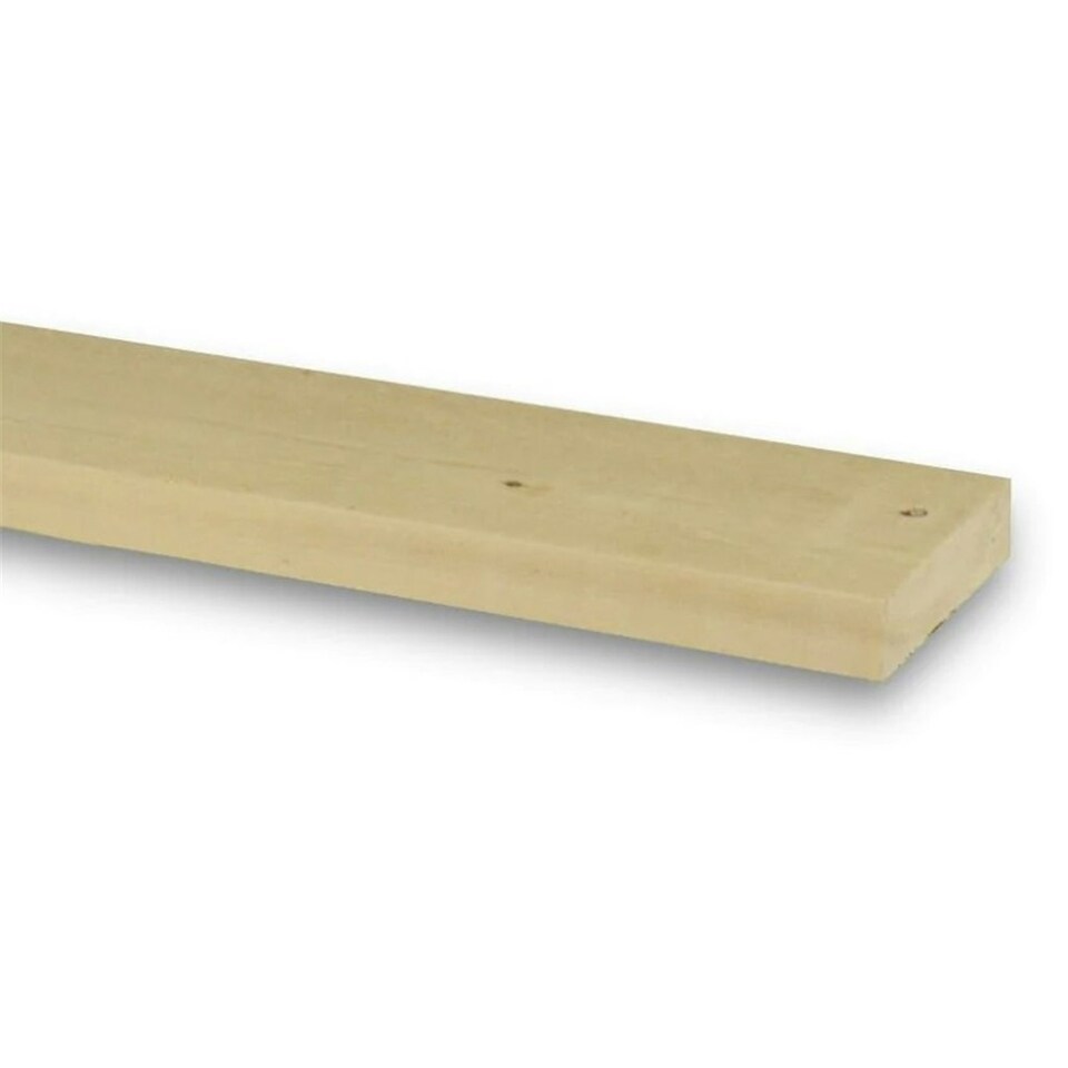 image 1 of PACK OF 5 (Total 5 Units) - 16mm x 100mm (12mm x 95mm Finish) Planed All Round Redwood Timber - 4.2m Length