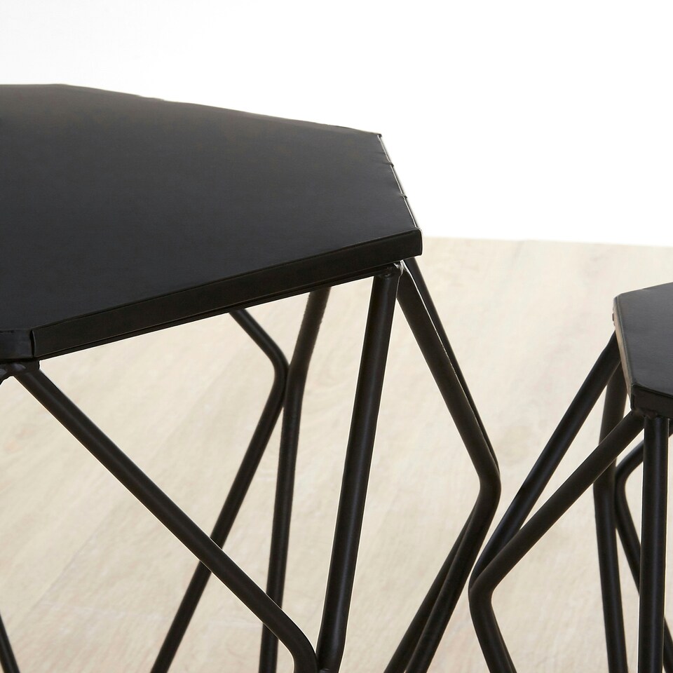 image 1 of Interiors by Premier Avantis Convex Black Tables