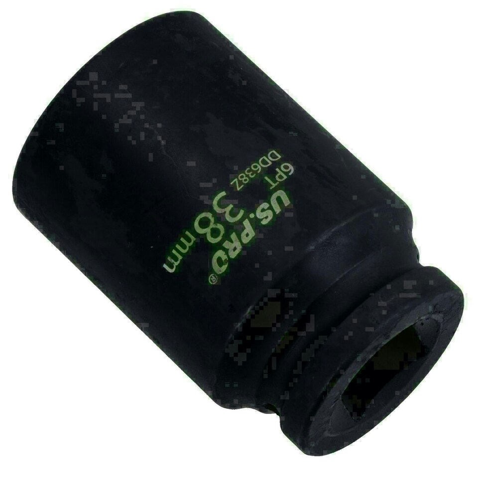 image 1 of 3/4" Drive 38mm Double Deep Impact Impacted Socket 6 Sided Single Hex HGV