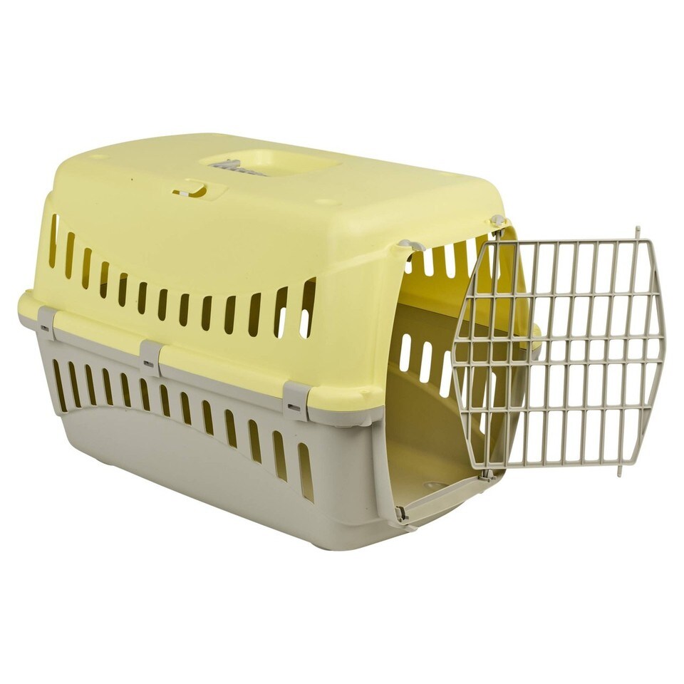 image 1 of Transportini Pet Carrier Travel Crate Cat Dog Cage Portable Box Pastel | Purple | Pastel Purple | Large | 1