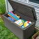 image 2 of Suncast Oregon 507L Storage Box - Stone Grey Grey