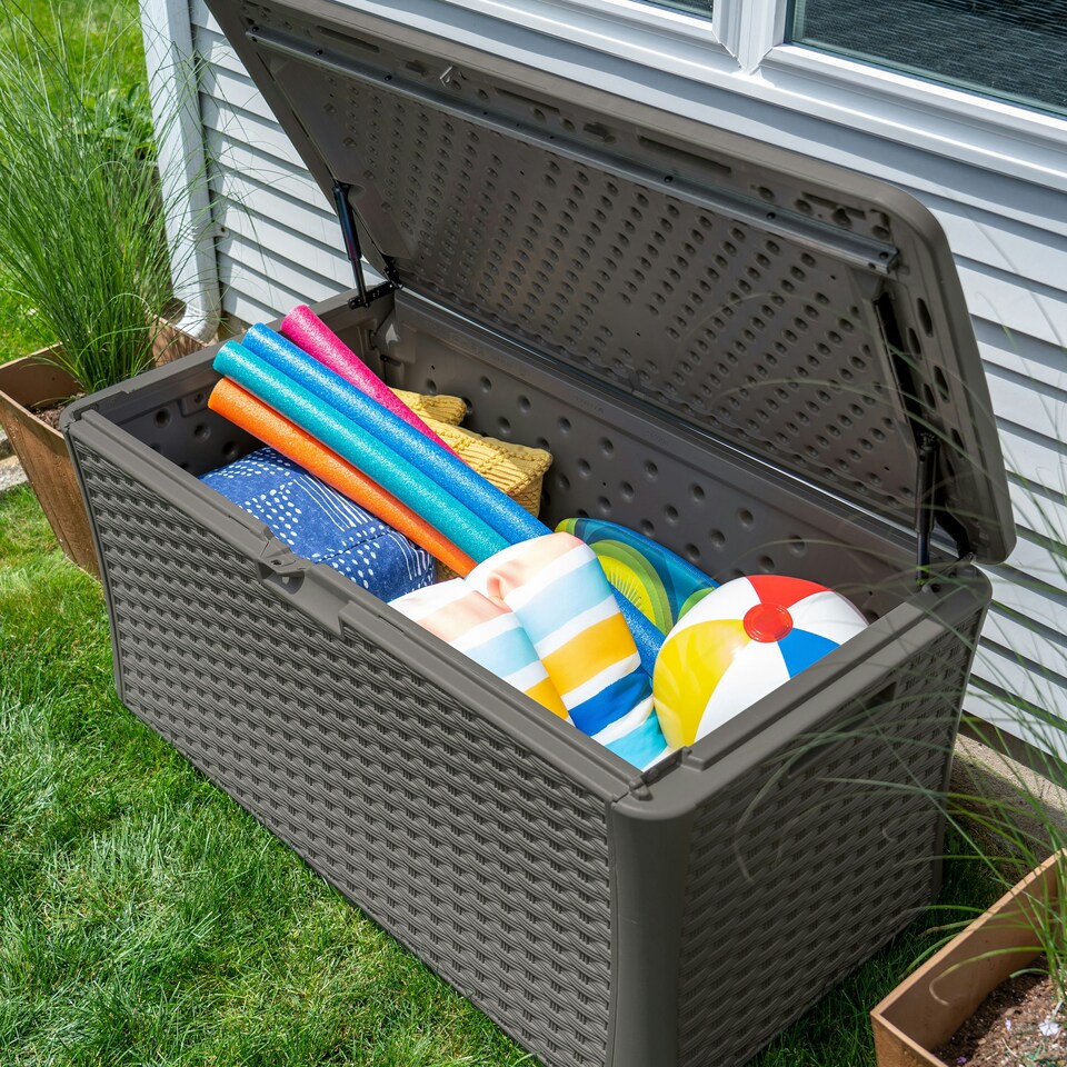 image 1 of Suncast Oregon 507L Storage Box - Stone Grey Grey