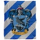 image 1 of Harry Potter Ravenclaw Striped Blanket - Multicoloured - One Size