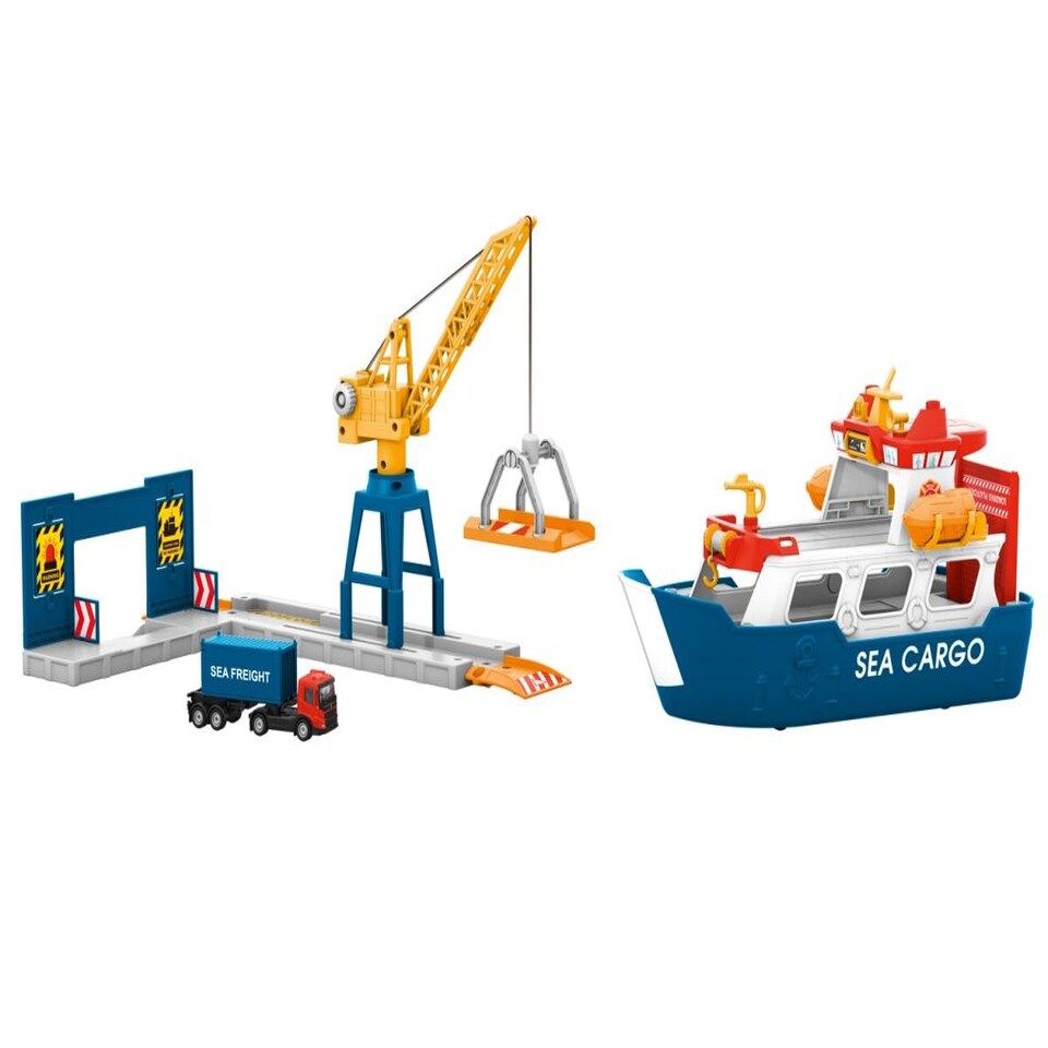 image 1 of myWorld MyWorld Freight Ship & Harbour Crane