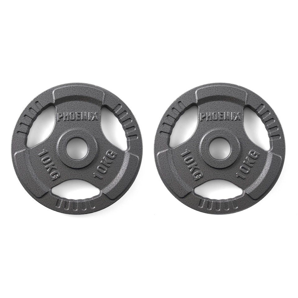 image 1 of Phoenix Fitness Olympic Weight Plate - 10kg - Pair