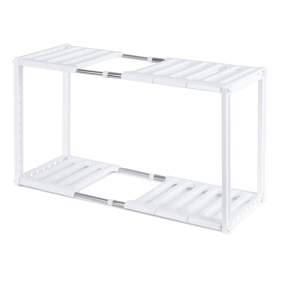 Under Sink Storage Shelf White