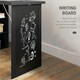image 5 of HOMCOM Convertible Desk with Blackboard Multi-function Workstation, Black