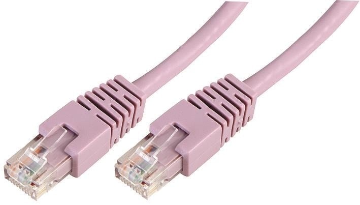 PRO SIGNAL - Cat6 RJ45 Male to Male UTP Ethernet Patch Lead, 15m Violet