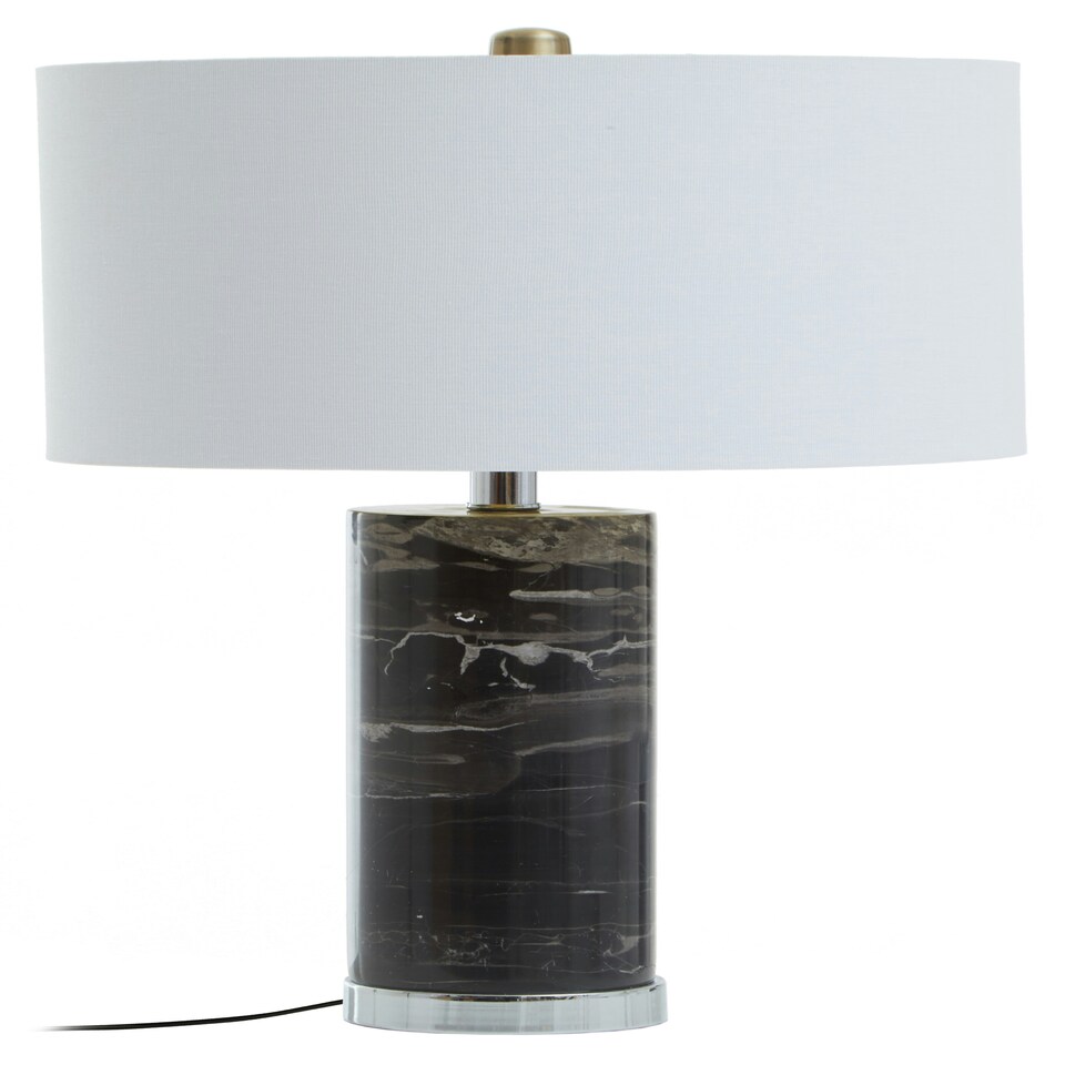 image 1 of Interiors by Premier Table Lamp Chrome Base Silver