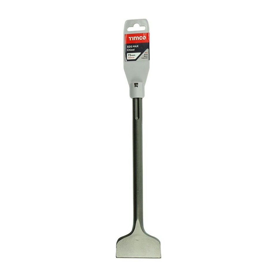 image 1 of Timco - SDS Max Steels - Extra Wide Chisel (Size 75 x 300 - 1 Each)