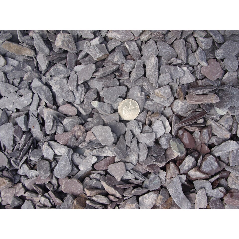 image 1 of 20mm Plum Slate - Premium Aggregate Bulk Bag - 850 Kilos