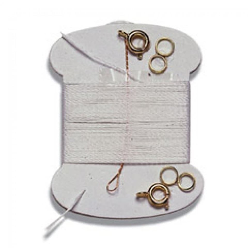 Trimits Silver Bead Threading Set - per value pack of 5
