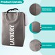 image 3 of 43L Collapsible Laundry Basket, Laundry Hamper with Handles