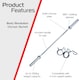image 2 of Body Revolution Olympic Barbell Bar 6ft