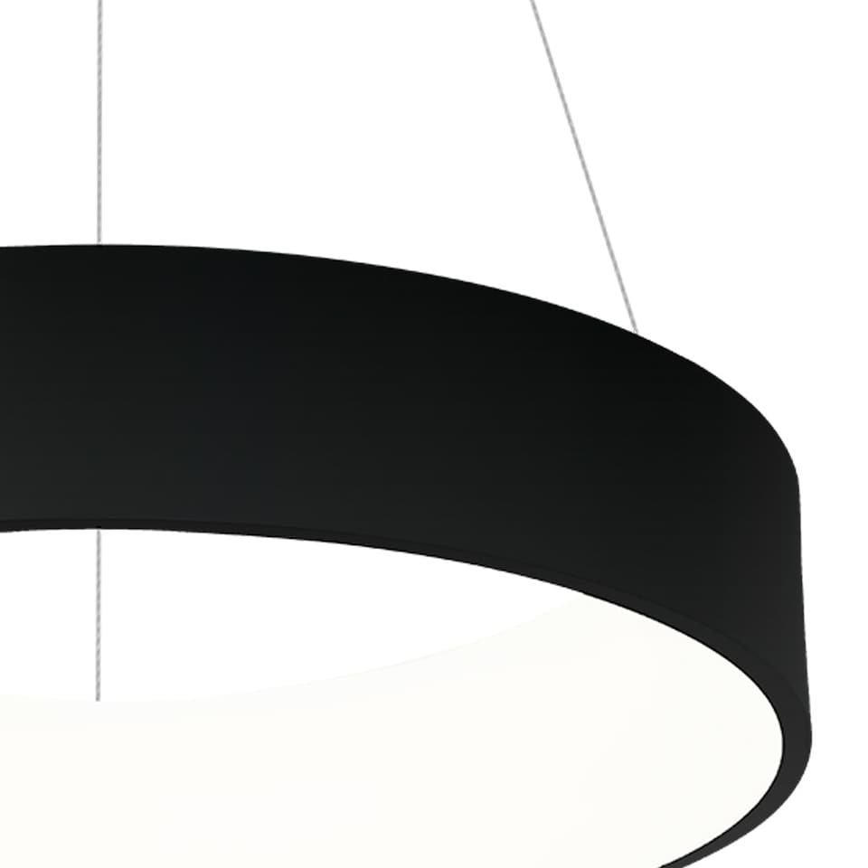 image 1 of Milagro Pendant Lamp Ohio Black 24W LED