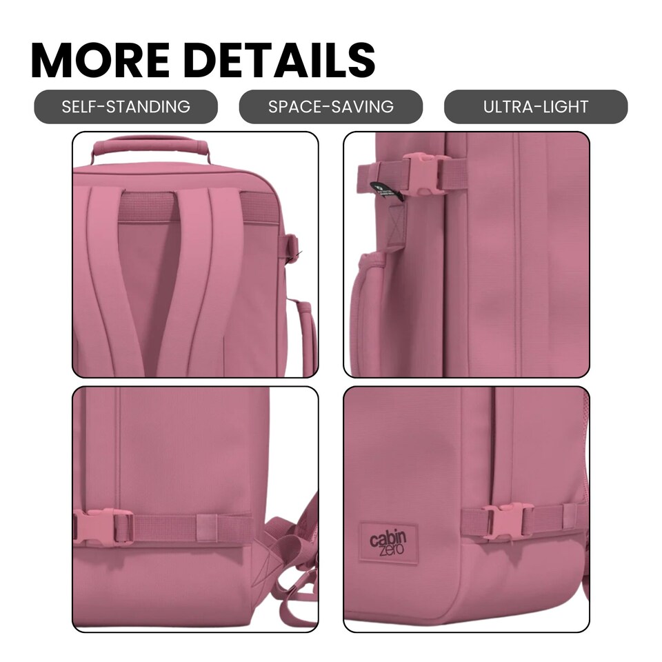 image 1 of CabinZero Classic Cabin Backpack 36L, Carry-on Approved with Lightweight Build