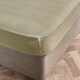 image 2 of OHS Ultra Soft Microfibre Plain Fitted Bed Sheet | Green | Sage | Double