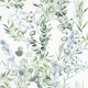 image 1 of Arthouse Tranquil Leaf Vinyl Textured Wallpaper - Green/White - 10m x 53cm Green