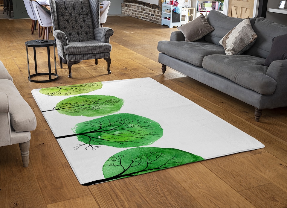 image 1 of Trees Designer Rug | Multi