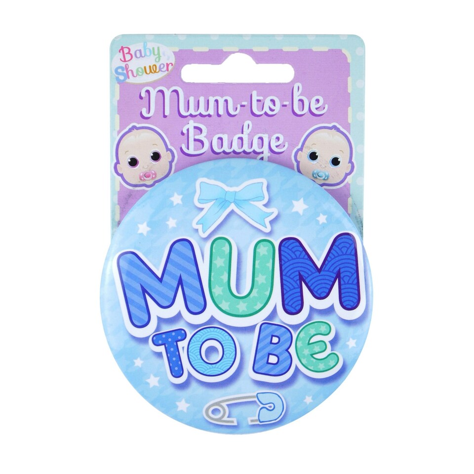 image 1 of Badge Mummy To Be Blue