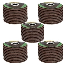 50 x Flap Discs 120 Grit For Angle Grinder 4.5" (115mm) Flap Sanding Grinding