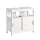 image 1 of SoBuy FRG128-W,Under Sink Bathroom Cabinet with Double Sliding Doors