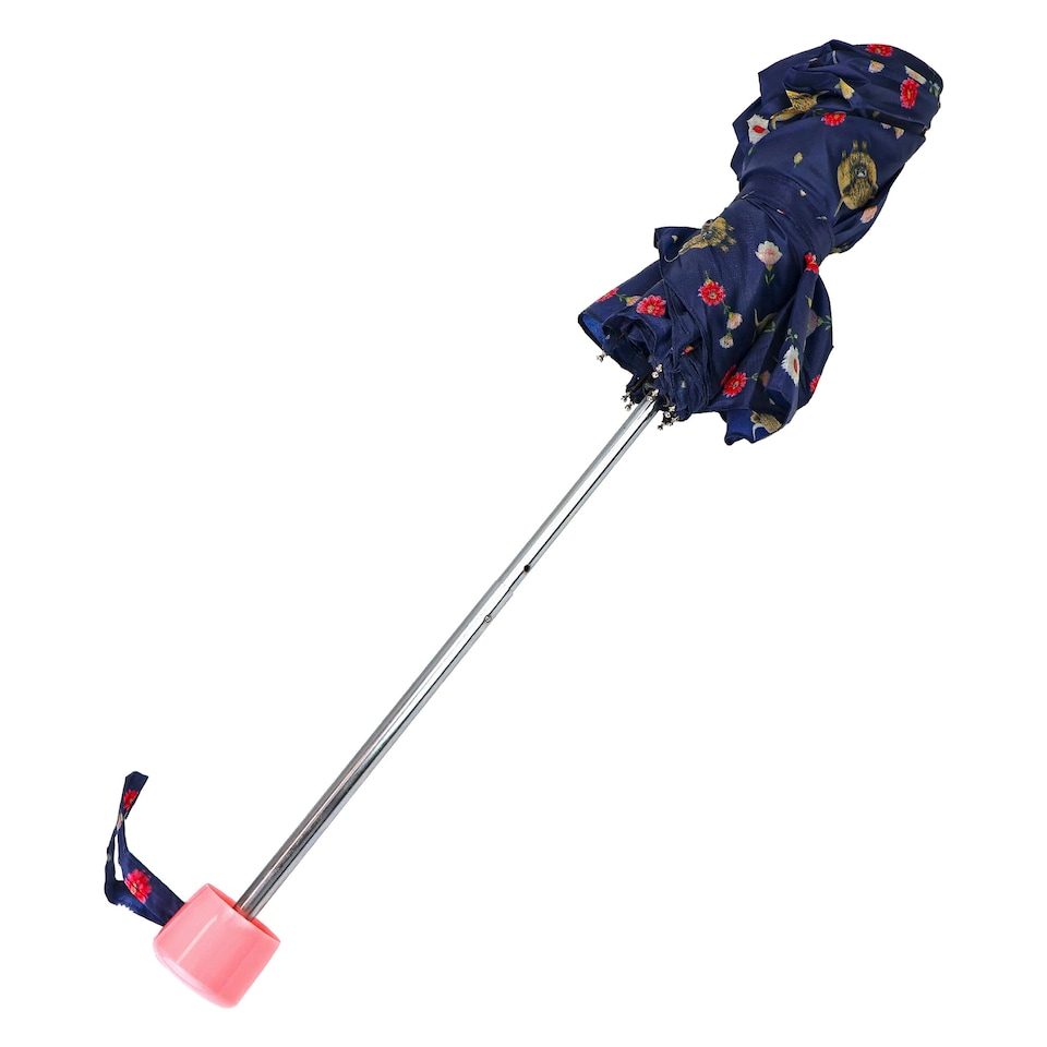 image 1 of Compact Supermini Umbrella Highland Cow Cats & Dogs Travel Rain Umbrella