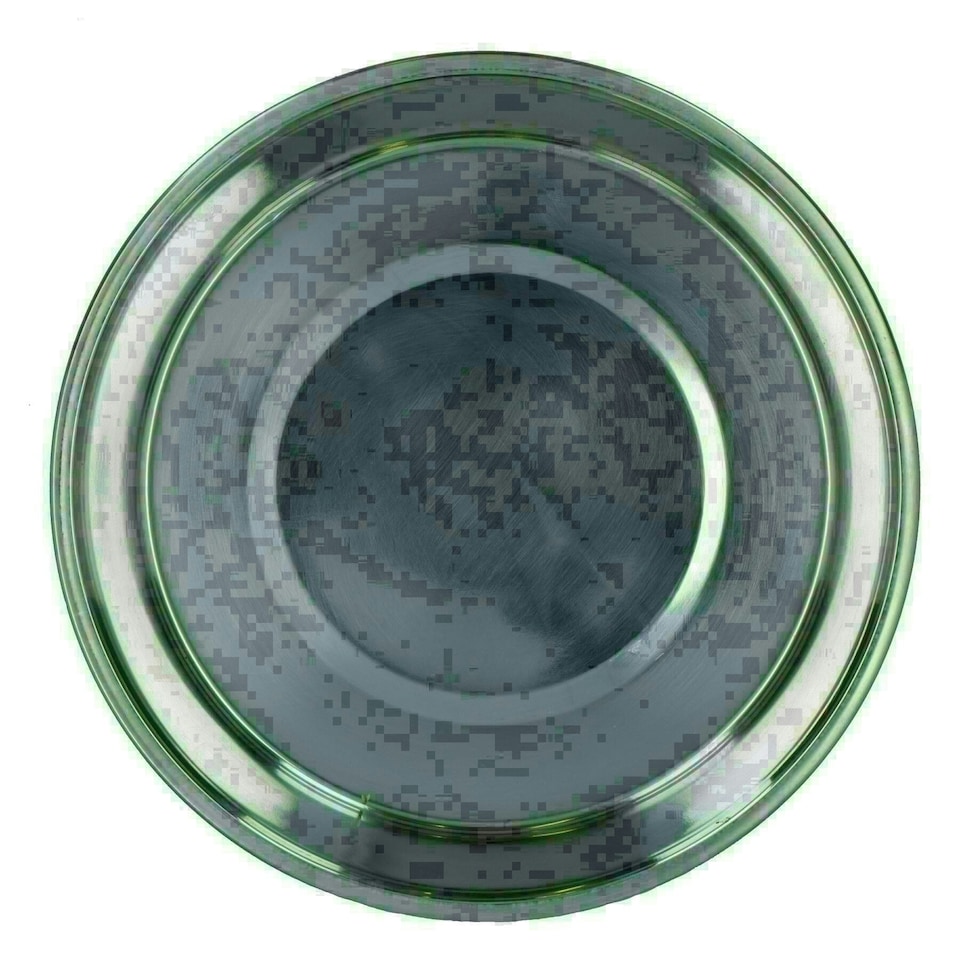 image 1 of 2 Medium Stainless-Steel Copper Bella Bowl Dog Puppy Feeding Food Water Bowl Silver