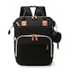 image 1 of Multifunctional Maternity and Baby Backpack for Outings | Black | Black