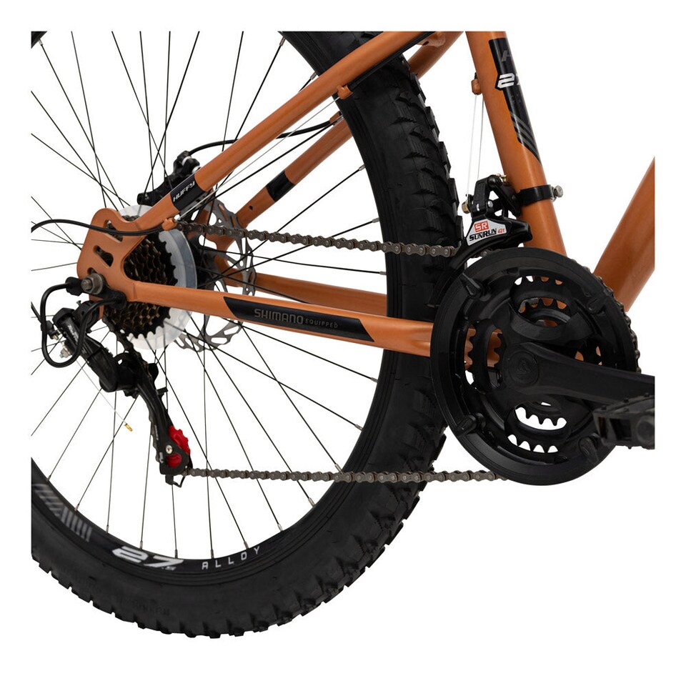 image 1 of HUFFY Korros 27.5-Inch 21-Speed Bronze Hardtail Mountain Bike (26722W)