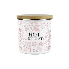 Pink Wild Rabbits Large Hot Chocolate Canister