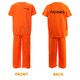 image 5 of Orange Prisoner Costume | Orange | S