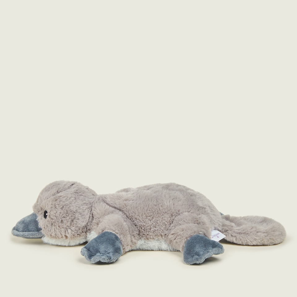 image 1 of Warmies Junior Plush Platypus MEDIUM
