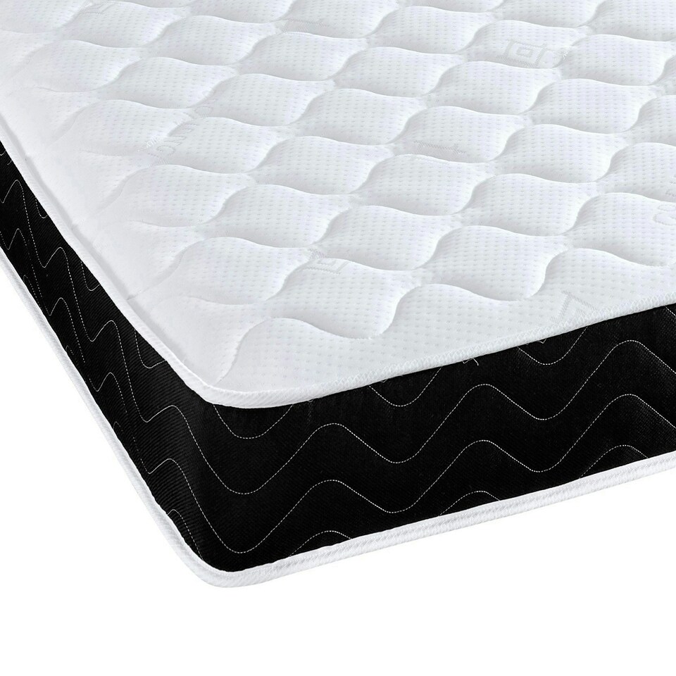 image 1 of Midnight Cooltouch Hybrid Mattress - 18cm Deep, Soft Feel Black | Double