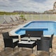 image 2 of Amazon 4 Piece Garden Rattan Set