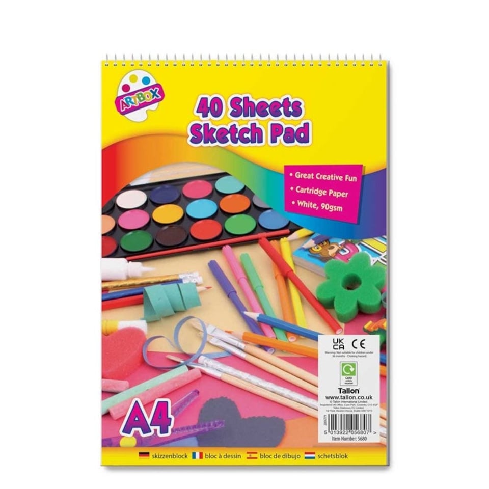 image 1 of Artbox A4 Sketch Pad (Sheet of 40)