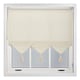 image 1 of 195cm Triangle Edge Sheer Linen Roller Blind | Metal Fittings