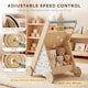 image 3 of AIYAPLAY Wooden Baby Walker with Speed Control, Activity Centre for 18 M+