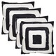 image 1 of Cushion 43x43 Kyoto Fabric, Target Mono