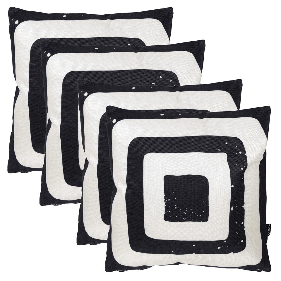 image 1 of Cushion 43x43 Kyoto Fabric, Target Mono
