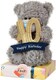 image 2 of Me to You Tatty Teddy 40th Birthday Bear Holding a 40 Banner
