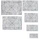 image 8 of Washable Rug Aliya - different sizes, oriental pattern, non-slip underside, non-allergenic short pile Grey | 150 x 80 cm
