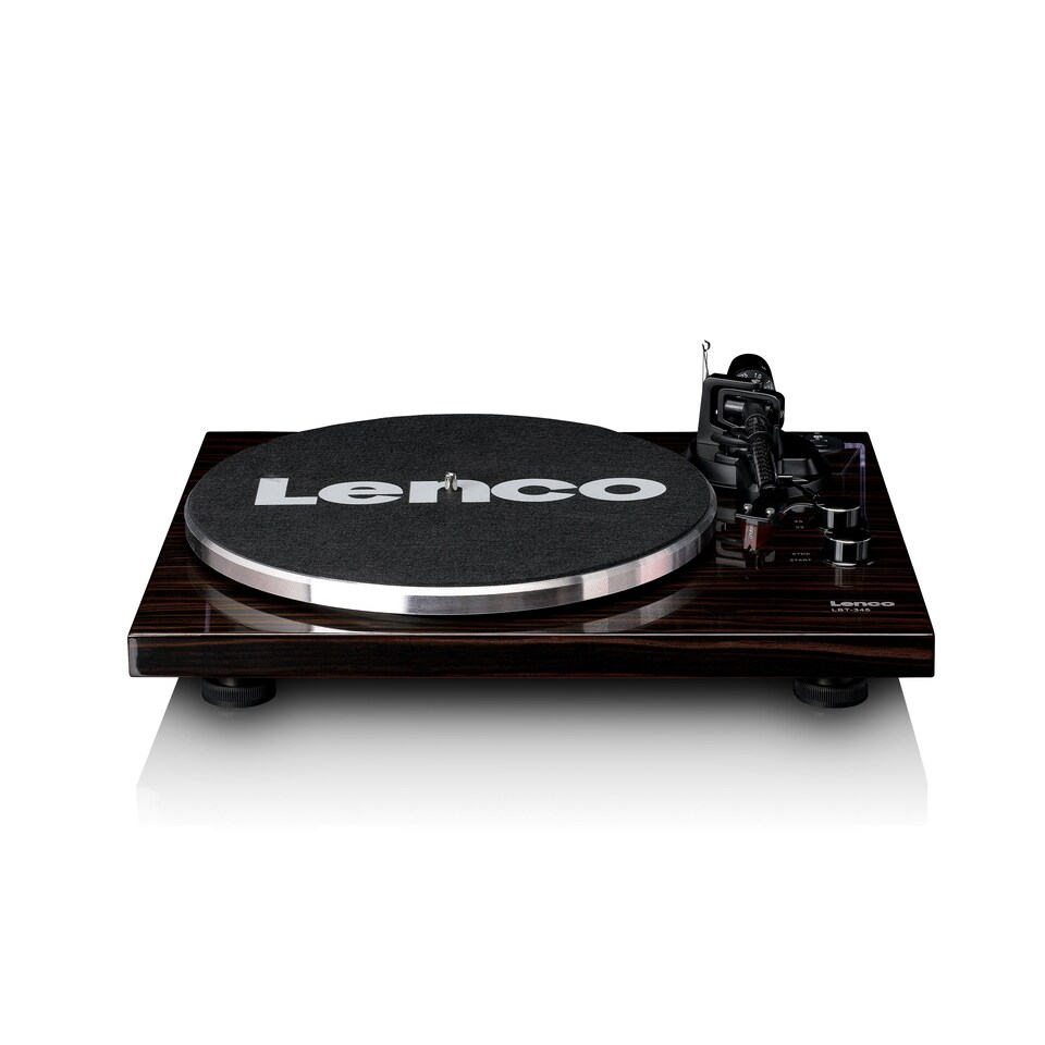 image 1 of Lenco LBT-345WA - Turntable with Bluetooth Connectivity, Walnut
