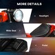 image 6 of HOMCOM 6V Electric Motorbike with Training Wheels, One-Button Start - Red